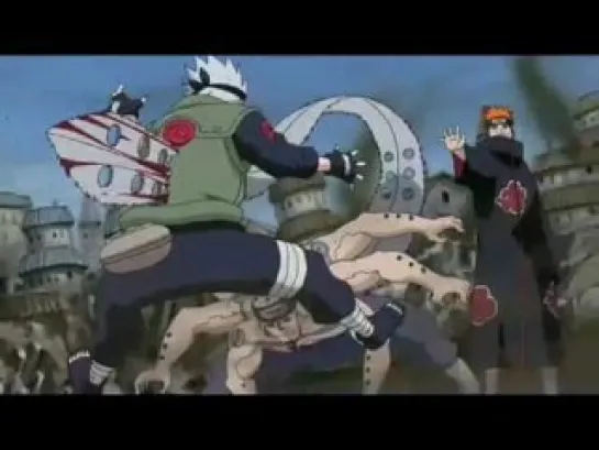 Kakashi vs Pein AMV (naruto shippuden) Linkin Park