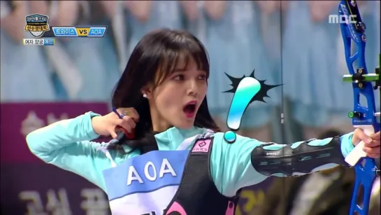 170130 Jimin, Hyejeong, Seolhyun (AOA) @ Idol Star Athletics Championship Cut