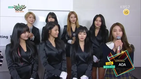 170106 AOA Interview @ Music Bank