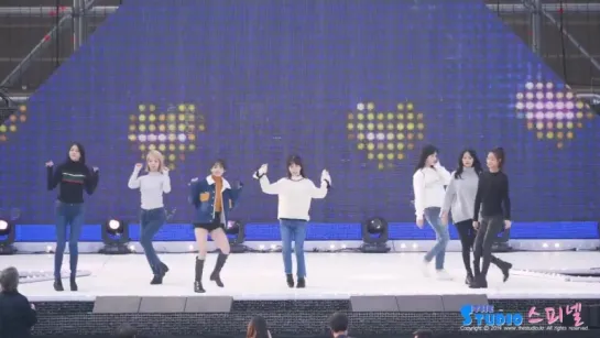 161111 AOA - Heart Attack fancam  KBS Open Concert Rehearsal