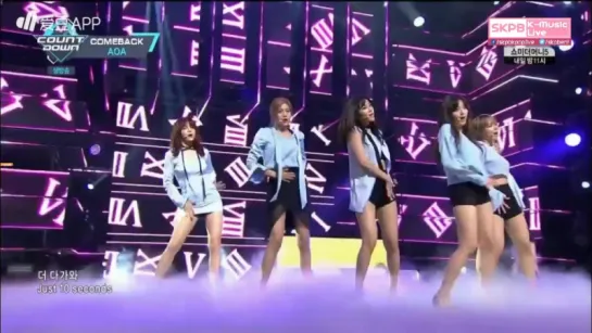 160519 AOA - 10 Seconds @ M! Countdown