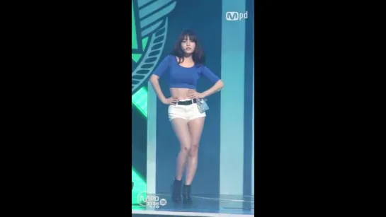 [MPD직캠] 에이오에이 지민 직캠 Good Luck AOA Ji Min Fancam @엠카운트다운_160519 (1)