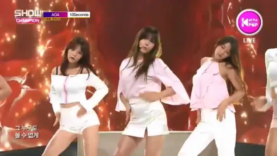 160518 AOA - 10 Seconds + Good Luck @ Show Champion Comeback Stage