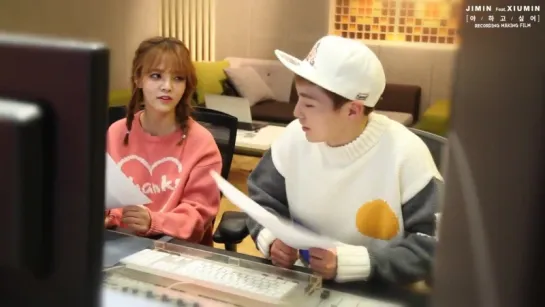 AOA Jimin x EXO Xiumin - 야 하고 싶어 (Call You Bae) Song Making