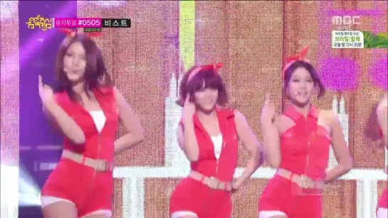 140628 AOA - Short hair @ Music Core