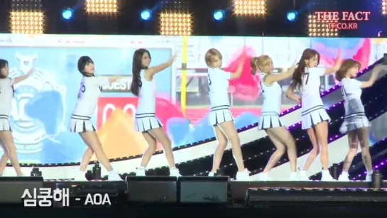 151009 AOA - Heart Attack @ 2015 One K Concert