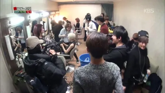 141129 Human Condition - Jo Woojong as AOAs stylist cuts 2