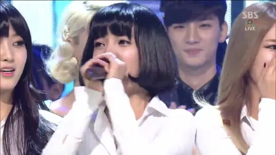 140209 Todays Winner AOA [Girls Day vs Aoa vs Spica] @ SBS Inkigayo