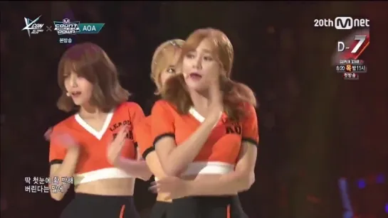 150813 에이오에이 (AOA) - 심쿵해 (Heart Attack) @ M!Countdown KCON in LA