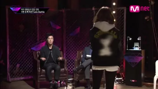 [Unpretty Rapstar] Jimin & Kisum @ track solo battle