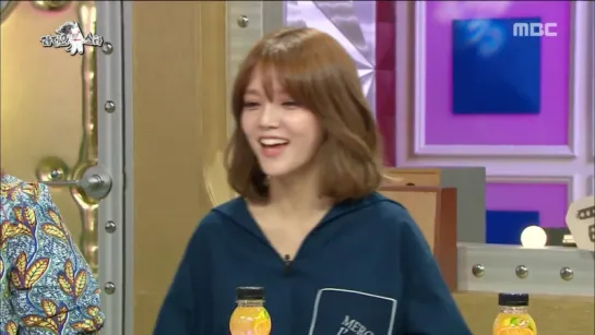 [RADIO STAR] 라디오스타 - AOA Jimin showed MC diss rap 턱주가리 랩 선뵈는 AOA 지민 20150722