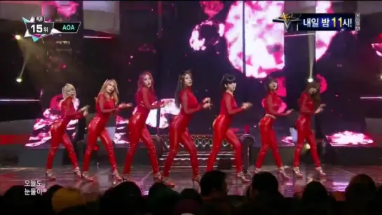 131031 AOA- ‘흔들려’ (Confussed) @ Mcountdown