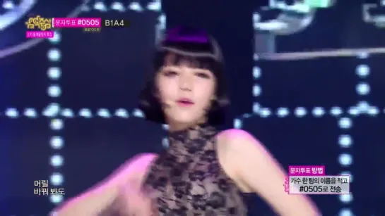 140208 AOA Miniskirt @ MBC Music Core