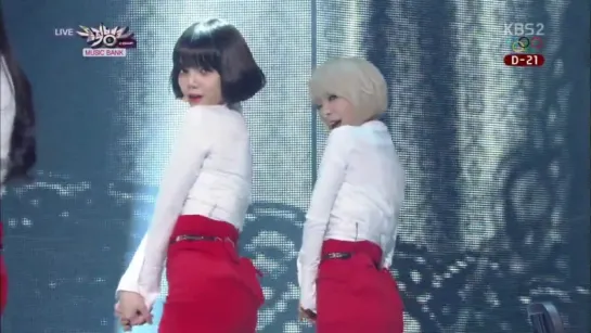 140117 AOA - Miniskirt @ Music Bank