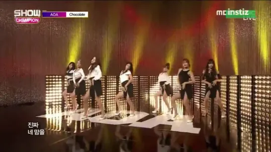 [Comeback Stage] [24.06.2015] AOA (에이오에이) - Chocolate (초콜릿) @ Show Champion