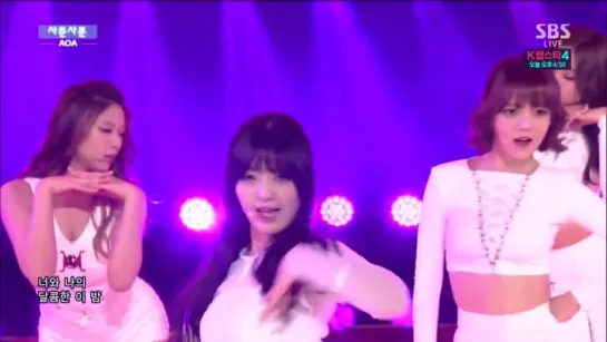 [07.02.2014] AOA - Like A Cat [SBS Inkigayo]