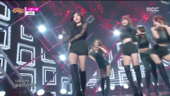 [22.11.2014] AOA - Like a Cat [MBC Music Core]