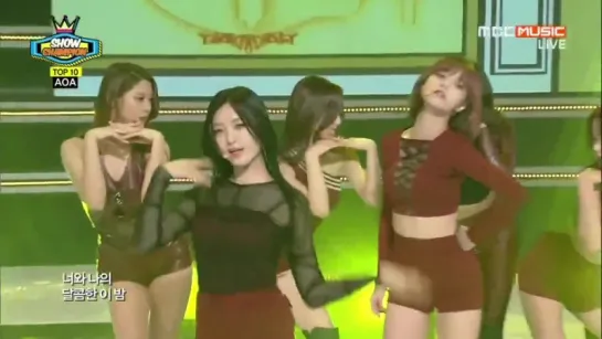 [19.11.2014] AOA - Like a Cat [MBC Show Champion]