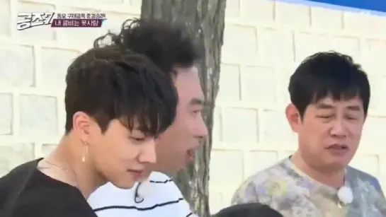 park myungsoo is like us, gikwang's fans