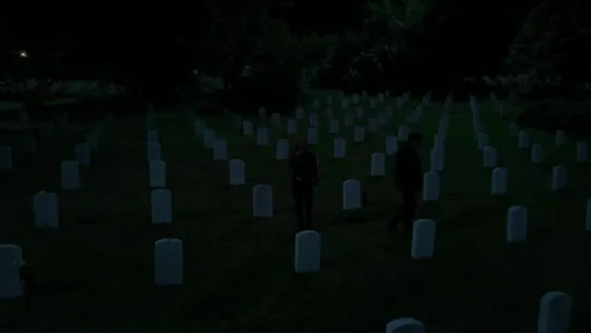 Mulder & Scully Search Through A Graveyard - Season 11 Ep. 2 - THE X-FILES