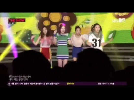 140819 Red Velvet - Happiness @ SBS MTV The Show