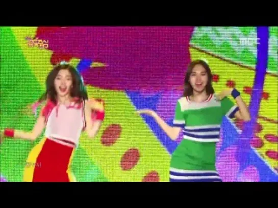 140816 Red Velvet - Happiness @ Music Core Outdoor Stage