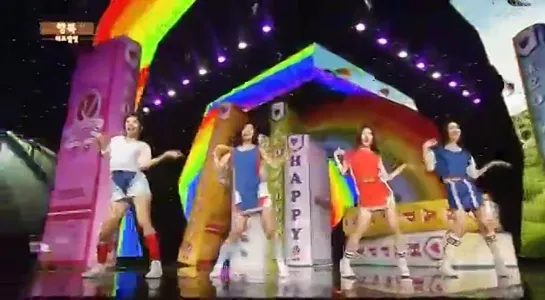 140810 Red Velvet - Happiness at SBS Inkigayo