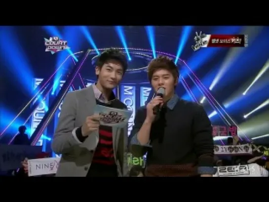 130131 ZE-A 형식 & 동준 M! countdown MC - 다재다능 막내&#463