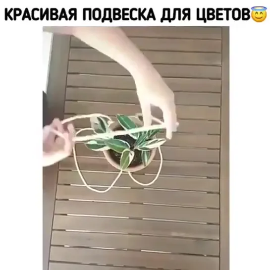 Классная подвеска для цветов!