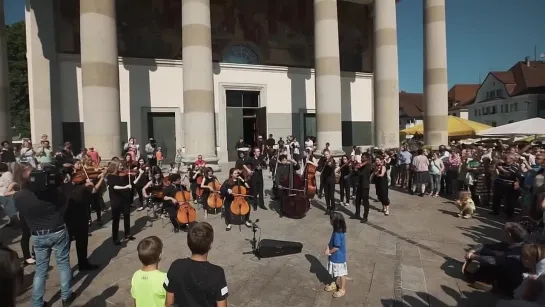 Flashmob "Wir sind Europa" - "Ode an die Freude" – Dornbirn, 2018