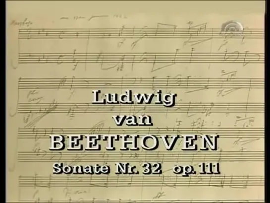 Beethoven. Klaviersonate № 32 c-Moll, op. 111 / Pogorelich