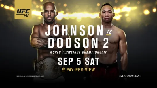 UFC® 191: Johnson vs. Dodson 2 - Промо