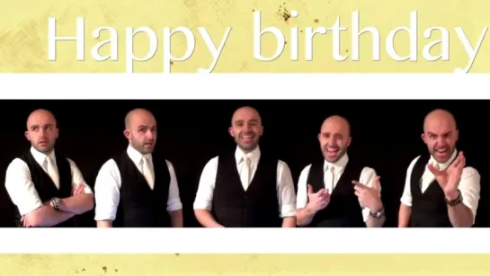 Happy birthday (NSYNC) - A cappella