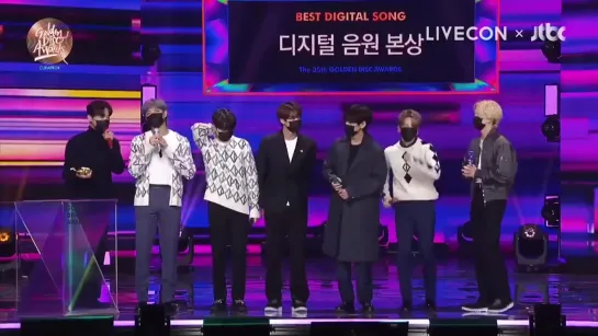 210109 BTS — BEST DIGITAL SONG @ Golden Disc Awards