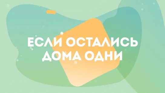 Если остались дома одни