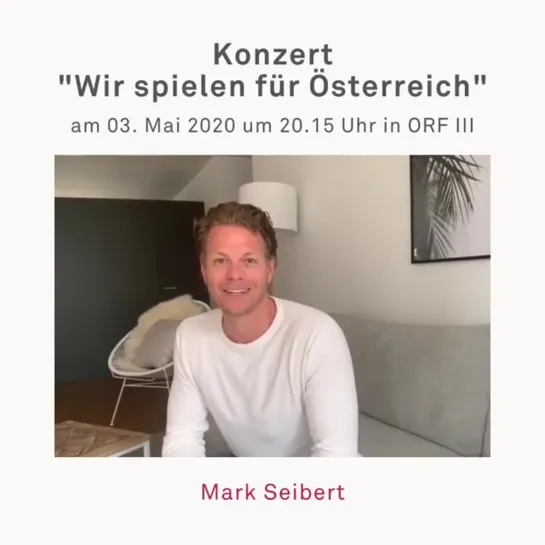 Mark Seibert - Konzert "Wir spielen für Österreich"