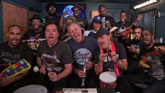 Metallica feat. Jimmy Fallon - The Roots Sing Enter Sandman (Classroom Instruments)