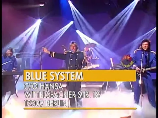 Blue System - That's Love (ZDF Hitparade 12.05.1994)HD SG exclusive