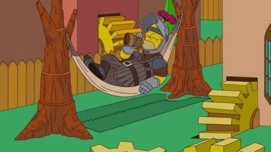 the  simpsons |couch gag| game of thrones