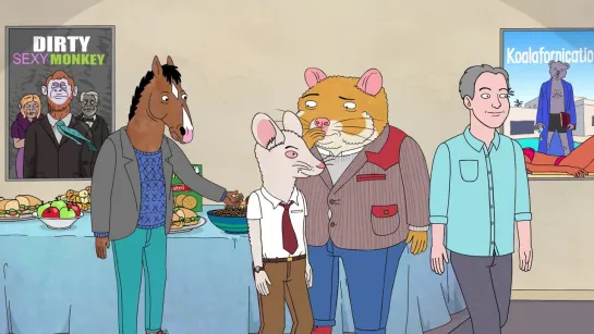 BoJack Horseman 3х02 плакатики