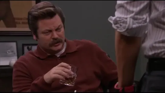 parks and recreation |4x19| Рон