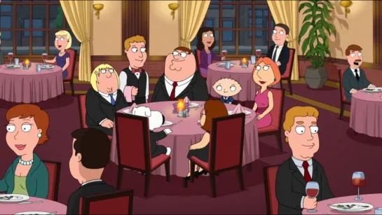 family guy |14х11| гриффины в ресторане