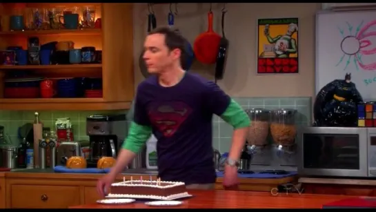 the big bang theory 6x21 Шелдон и патологическая потребность к завершению