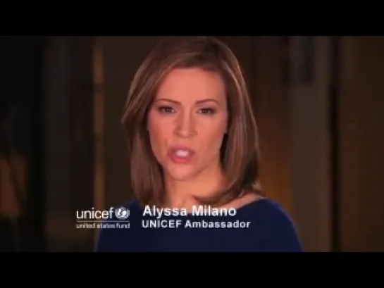 alyssa milano ▪ unicef campaign 2014