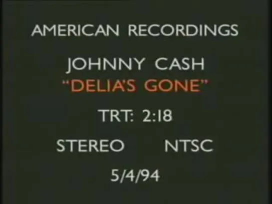 Johnny Cash-Delia's Gone (1994)