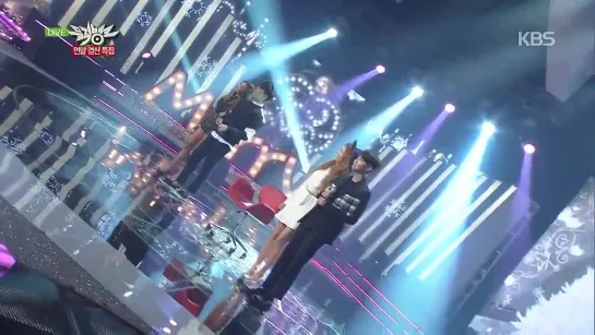 [PERF] 141219 Soyou X Junggigo - Some + Hyorin X Jooyoung - Erase @ KBS2 Music Bank