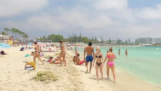 NISSI Beach Ayia Napa Cyprus 2021 __ Best Beaches WALK