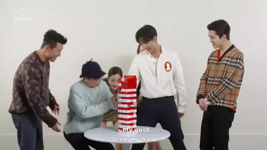 Cast of Busted! Season 2 plays Jenga [ENG SUB]13-12-2019