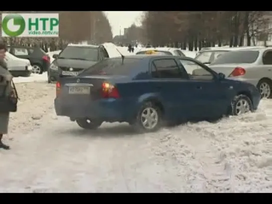 На очистку нижнекамских улиц бросили солдат