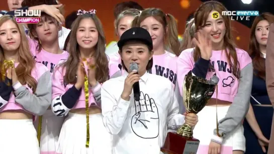 [Today Winner] 160316 MAMAMOO (마마무) 1위 수상 Win @ 쇼챔피언 Show Champion